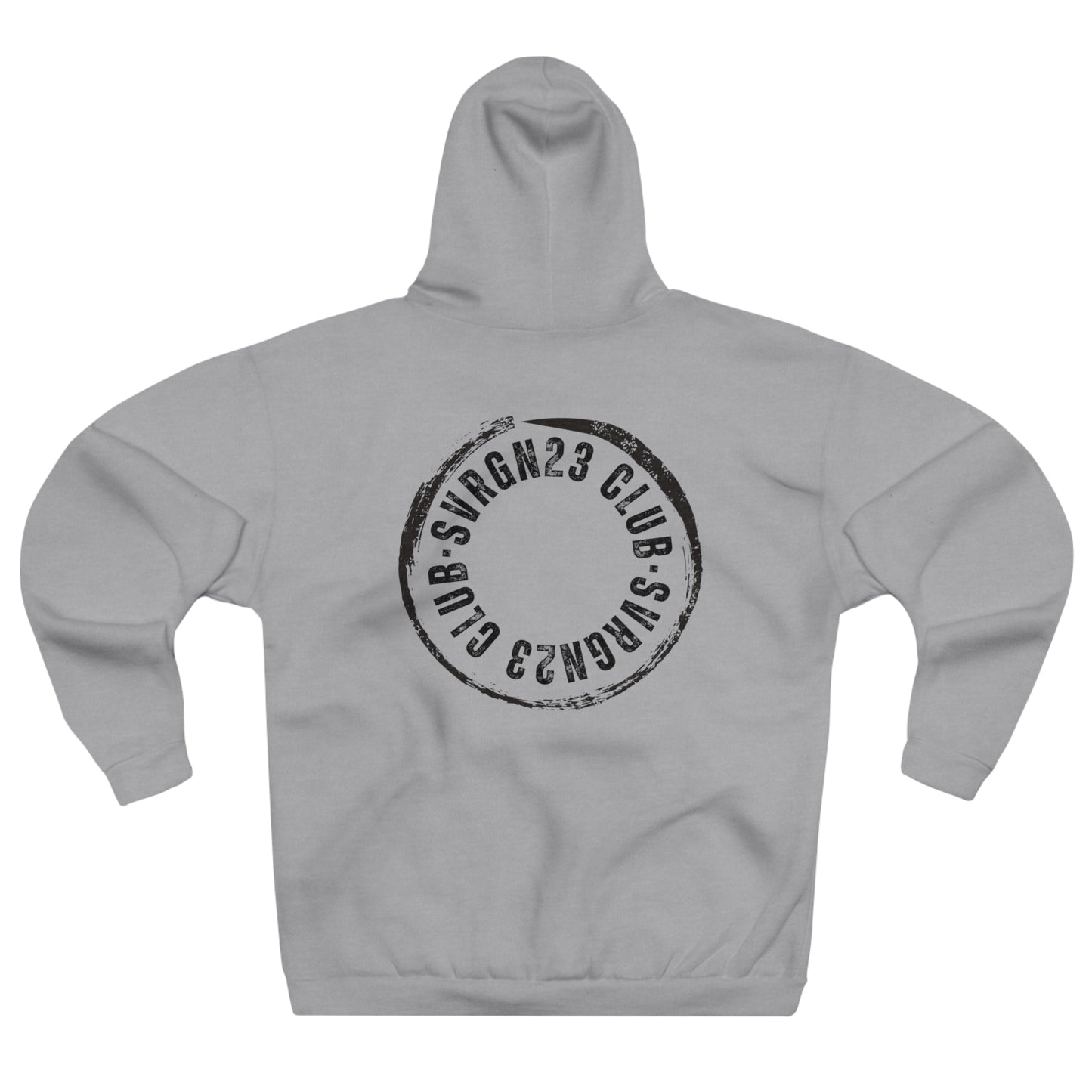GREY GRUNGE CIRCLE TEE