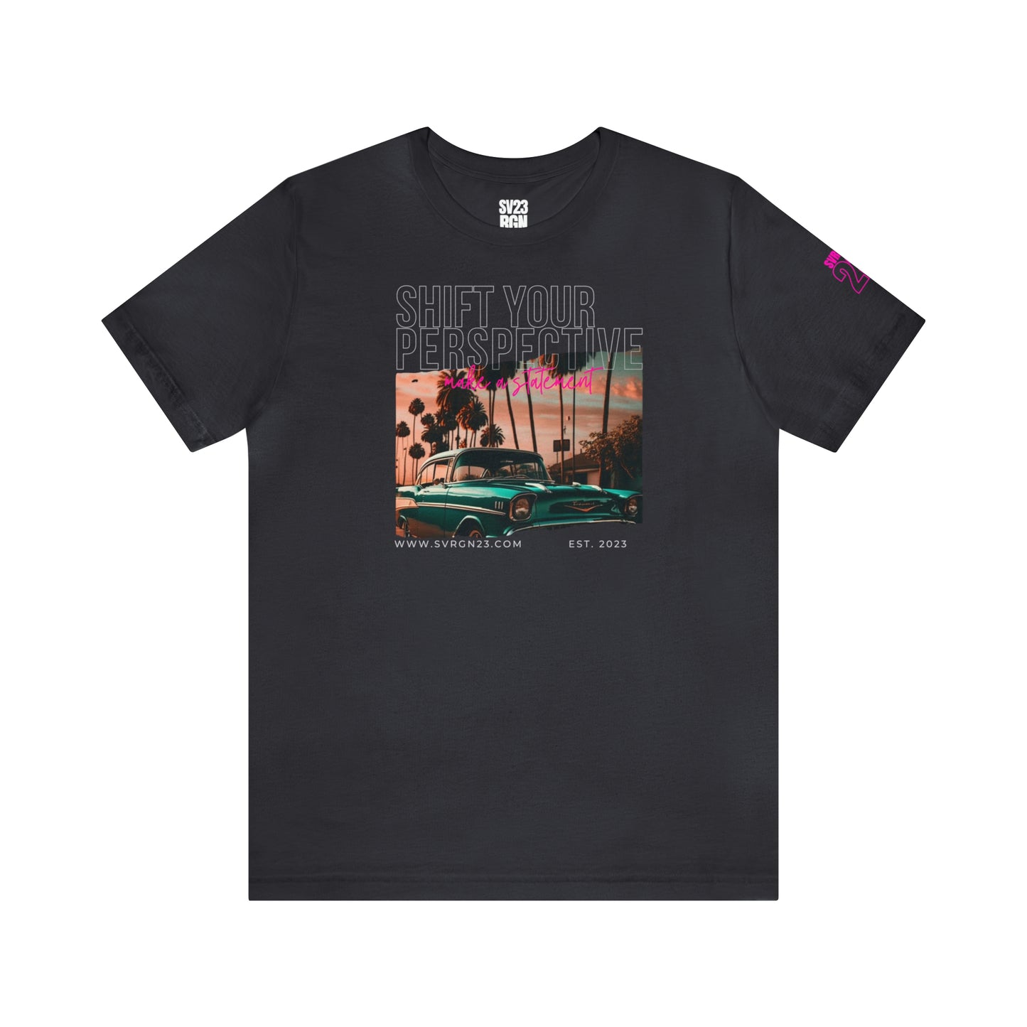 BLUE OLDTIMER TEE Dark Grey