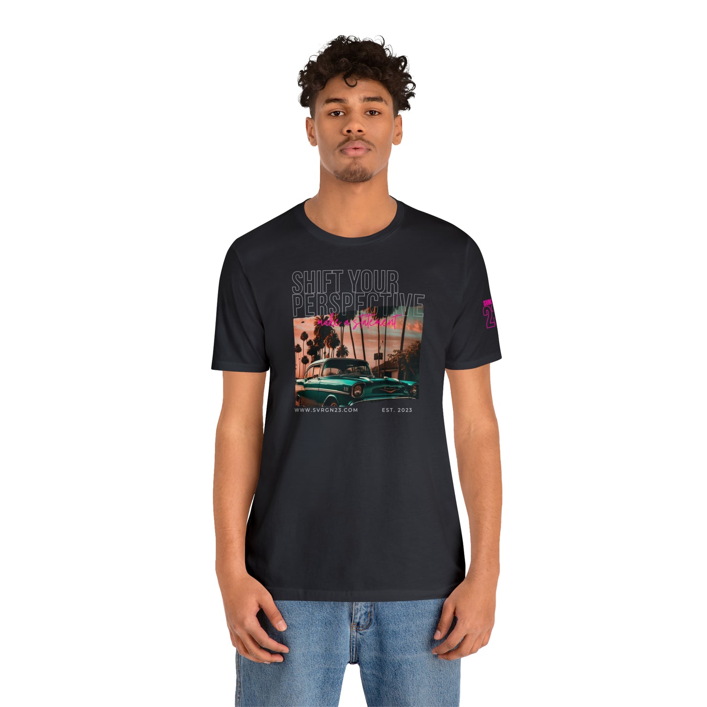 BLUE OLDTIMER TEE Dark Grey