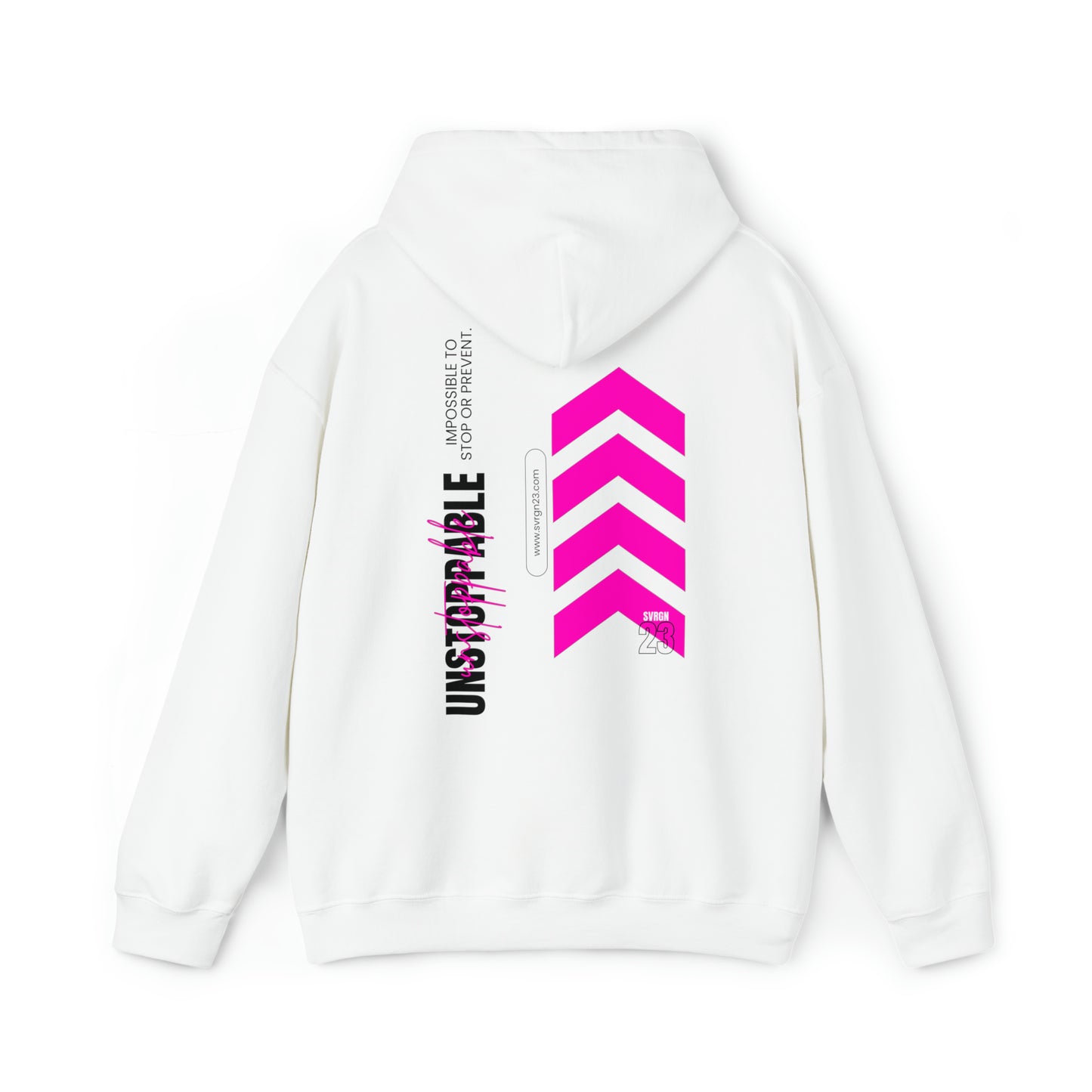 UNSTOPPABLE WHITE HOODIE