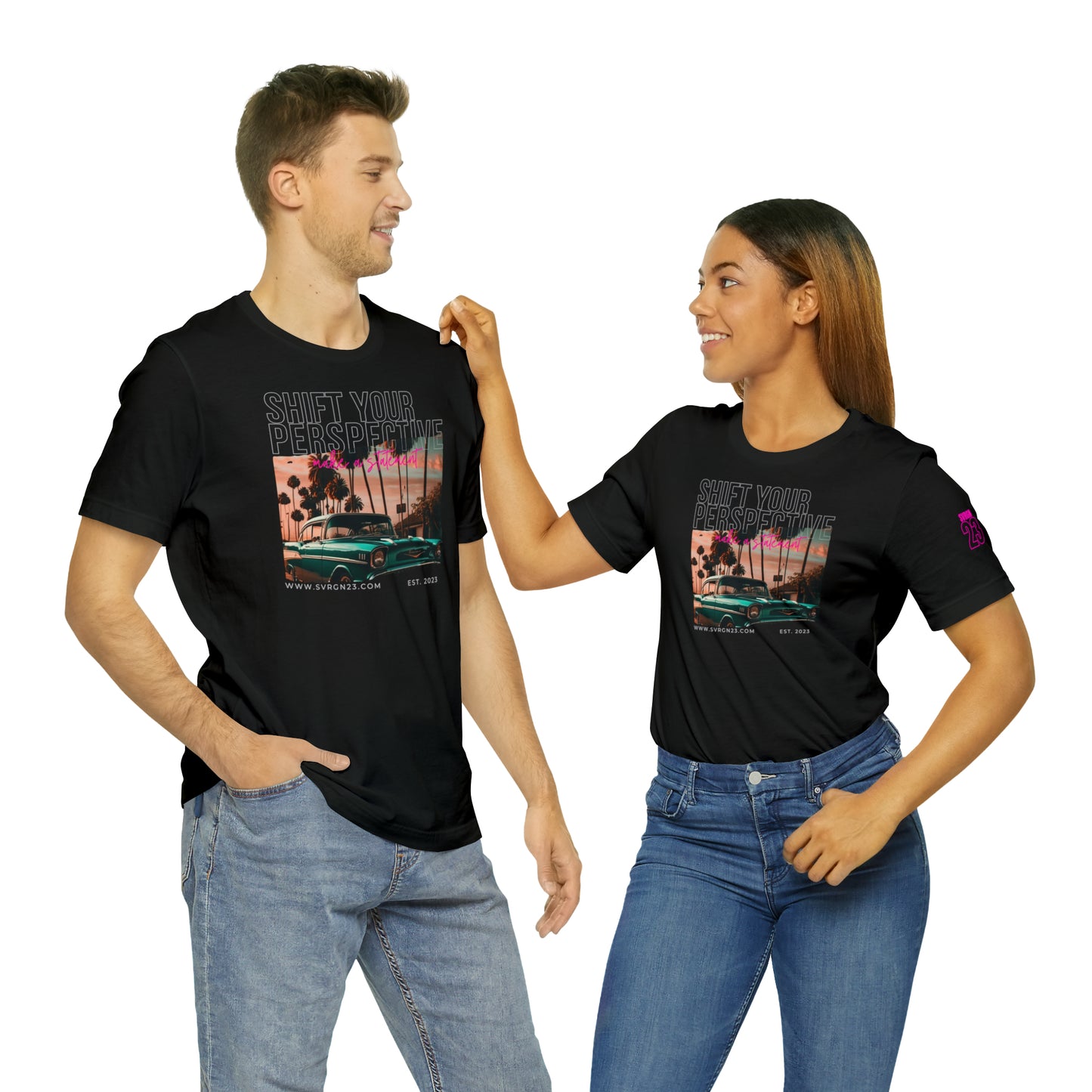 BLUE OLDTIMER TEE