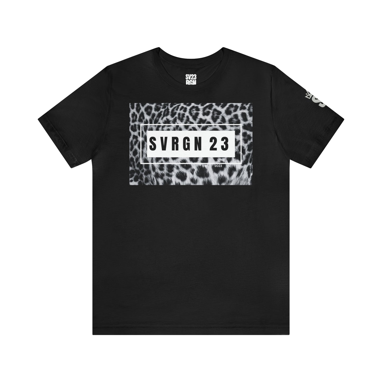 LEOPARD RECTANGULAR TEE