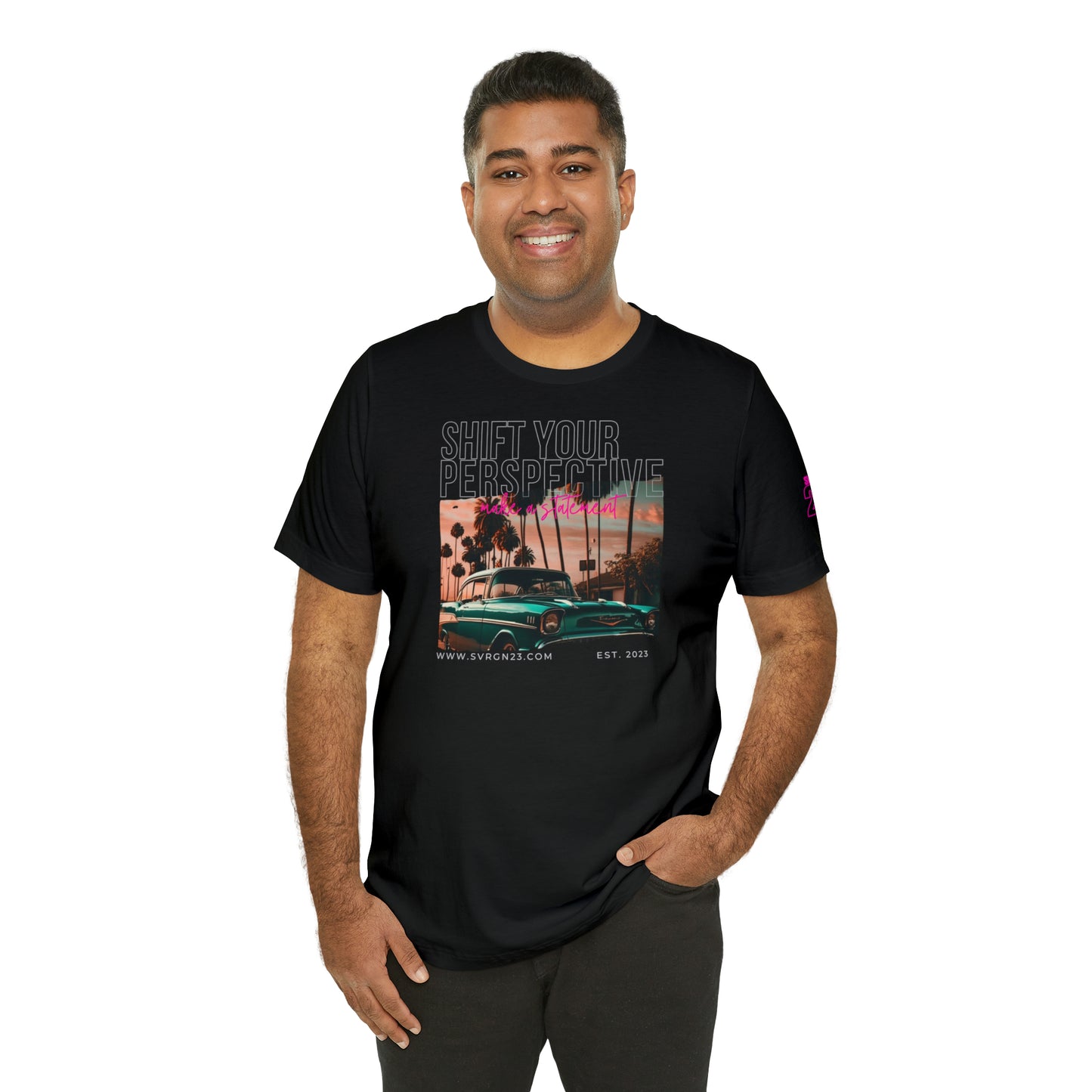 BLUE OLDTIMER TEE