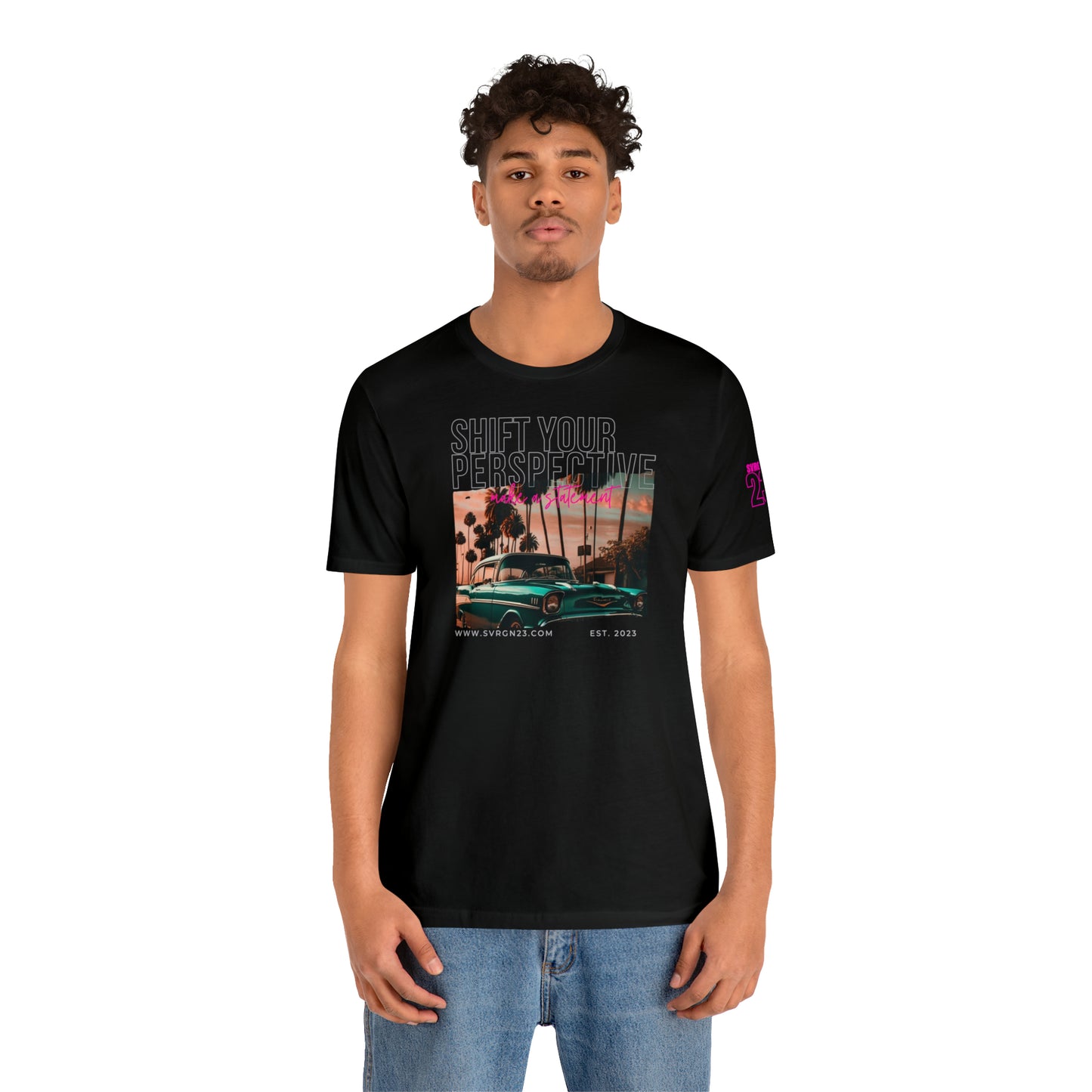 BLUE OLDTIMER TEE