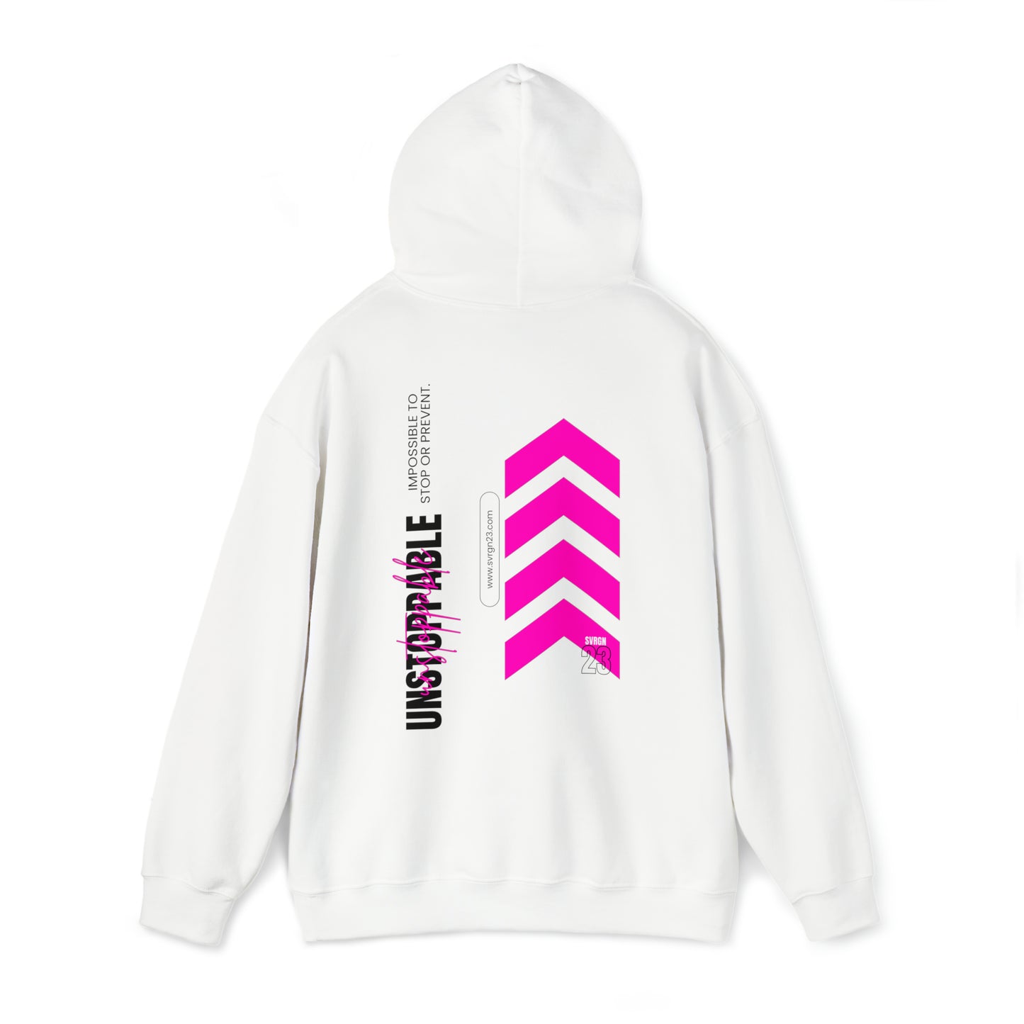 UNSTOPPABLE WHITE HOODIE